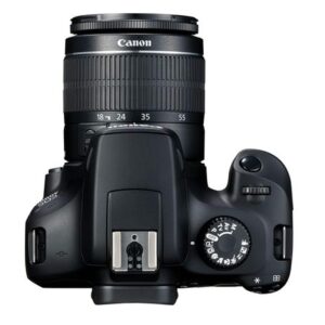 Canon EOS 4000D (Rebel T100) DSLR Camera w/EF-S 18-55mm F/3.5-5.6 Zoom Lens + 32GB Memory + Case + Tripod + Filters (20pc Bundle) (Renewed)
