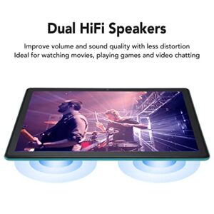 10.1in Smart Phone Tablet, 5.0 Green Smart Phone Tablet 100‑240V for Studying for Office (US Plug)