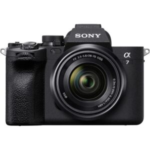 Sony a7 IV Mirrorless Camera w/FE 28-70mm f/3.5-5.6 OSS Lens + E 55-210mm f/4.5-6.3 OSS Lens + 420-800mm f/8.3 HD Lens + 2X 64GB Memory, Case, Filters, Tripod, More (35pc Bundle)