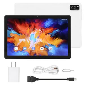 Naroote Tablet PC, 10.1 Inch IPS 8GB RAM 128GB ROM 5G WiFi 4G LTE HD Tablet for Business (US Plug)