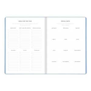 Letts of London Zodiac Weekly/Monthly Planner, 12 Months, January to December, 2024, Sewn Binding, A5 Size, 8.25" x 5.875", Multilingual, Sky (C082296-24)