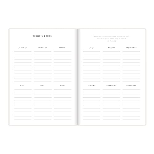 Letts of London Inspire Weekly/Monthly Planner, 12 Months, January to December, 2024, A5 Size, 8.25" x 5.875", Multilingual, White (C082019-24)