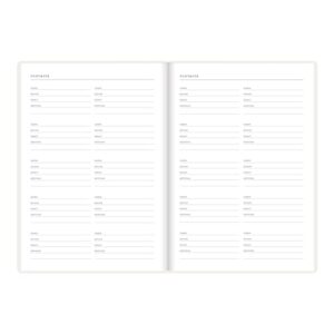 Letts of London Inspire Weekly/Monthly Planner, 12 Months, January to December, 2024, A5 Size, 8.25" x 5.875", Multilingual, White (C082019-24)