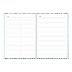 Letts Morocco Weekly/Monthly Planner, 12 Months, January to December, 2024, Sewn Binding, A5 Size, 8.25" x 5.875", Multilingual, Sky (C082391-24)