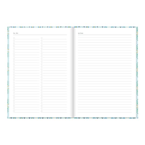 Letts Morocco Weekly/Monthly Planner, 12 Months, January to December, 2024, Sewn Binding, A5 Size, 8.25" x 5.875", Multilingual, Sky (C082391-24)