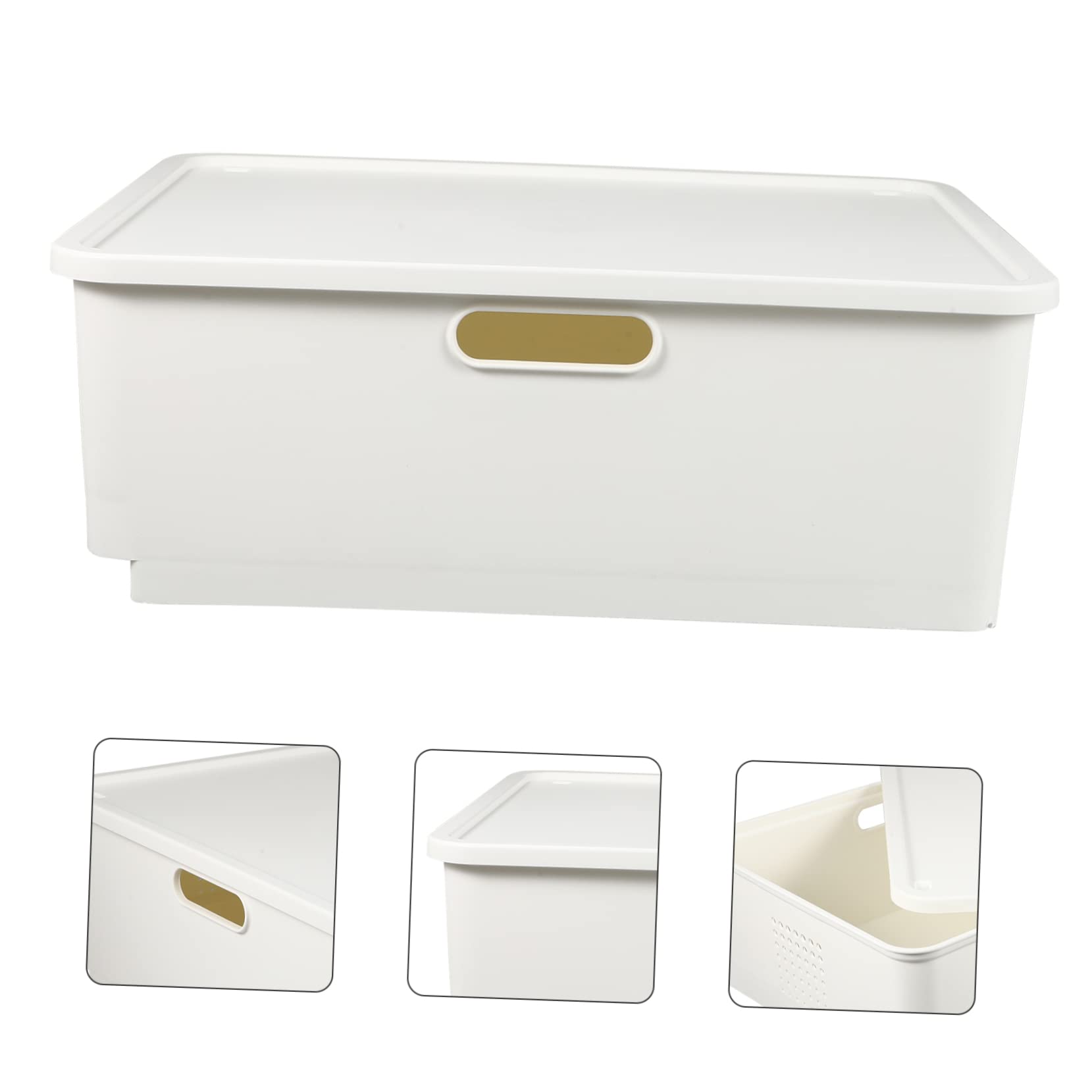 BESPORTBLE Storage Bin with Lid 1pc Box Box Japanese Storage Box Kids Organizer Bins Storage Bins with Lids Plastic Organizer Box Box Bin Organizer Sundry Box Desktop Sundries Bin