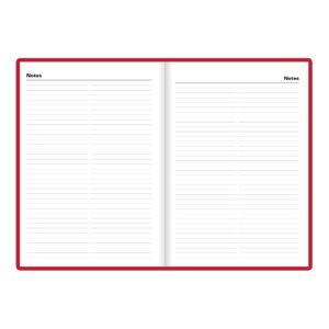 Letts of London Standard Daily Planner, 12 Months, January to December, 2024, Day-Per-Page, A5 Size, 8.25" x 5.875", Burgundy (C10XBY-24)