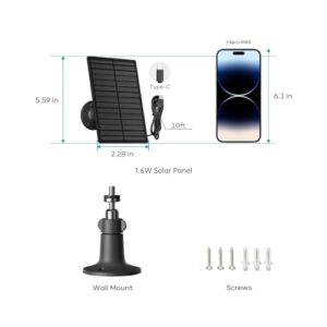 ZUMIMALL Security Cameras Wireless Outdoor, 2K Solar Cameras for Home Security with Magnetic Mount, Color Night Vision, Spotlight & Siren, AI Detection, IP66, Free Loop Recording, 2.4G WiFi Only