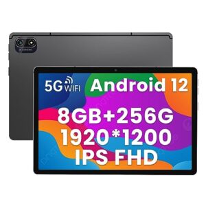 2023 𝐍𝐄𝐖 𝐀𝐧𝐝𝐫𝐨𝐢𝐝 𝟏𝟐 tablet-10.1 inch gaming tablet with 13mp dual camera,mtk8183 octa-core 2.0ghz processor,6000mah battery capacity,8gb ram+256gb rom,2.4+5g dual band wifi+bluetooth 5.0