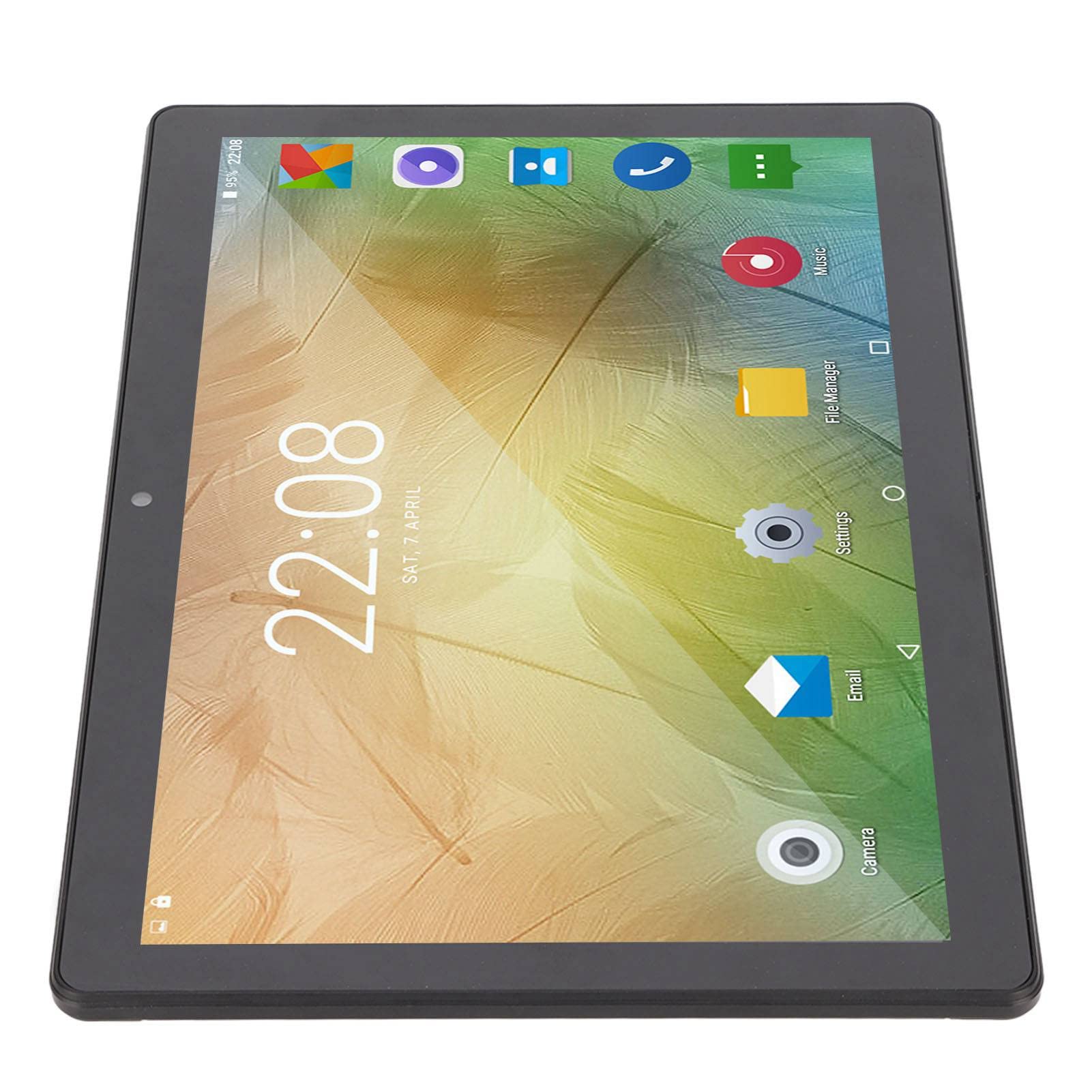 ANGGREK Tablet 10in Dual SIM Dual Standby 2GB 32GB RAM Dual Camera IPS 1080P HD Large Screen Portable Call Tablet 100 to 240V (US Plug)