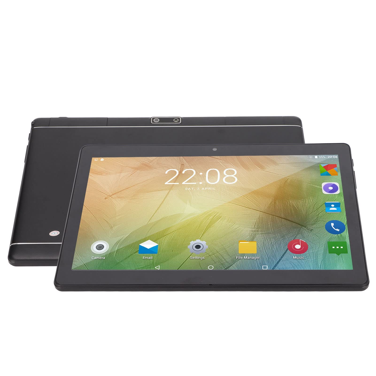 ANGGREK Tablet 10in Dual SIM Dual Standby 2GB 32GB RAM Dual Camera IPS 1080P HD Large Screen Portable Call Tablet 100 to 240V (US Plug)