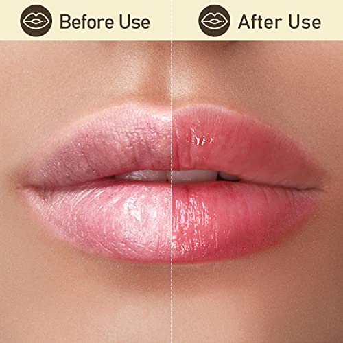 Jelly Tinted Lip Blam Crystal Flower Color Changing Lipstick, PH Lip Gloss Clear Lipstick Chapstick with flower Inside, Natural Pink Lipstick & Lip Moisturizer