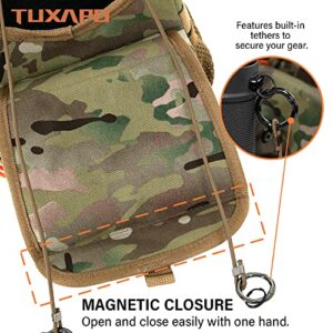 Tuxapo Binocular Harness Chest Pack with Rangefinder Pouch Bino Case for Hunting Hiking Shooting