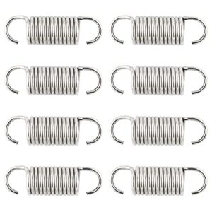 gnpadr 2-1/2 inch stainless steel furniture replacement springs for recliner sofa bed rollaway bed trundle bed white- set of 8