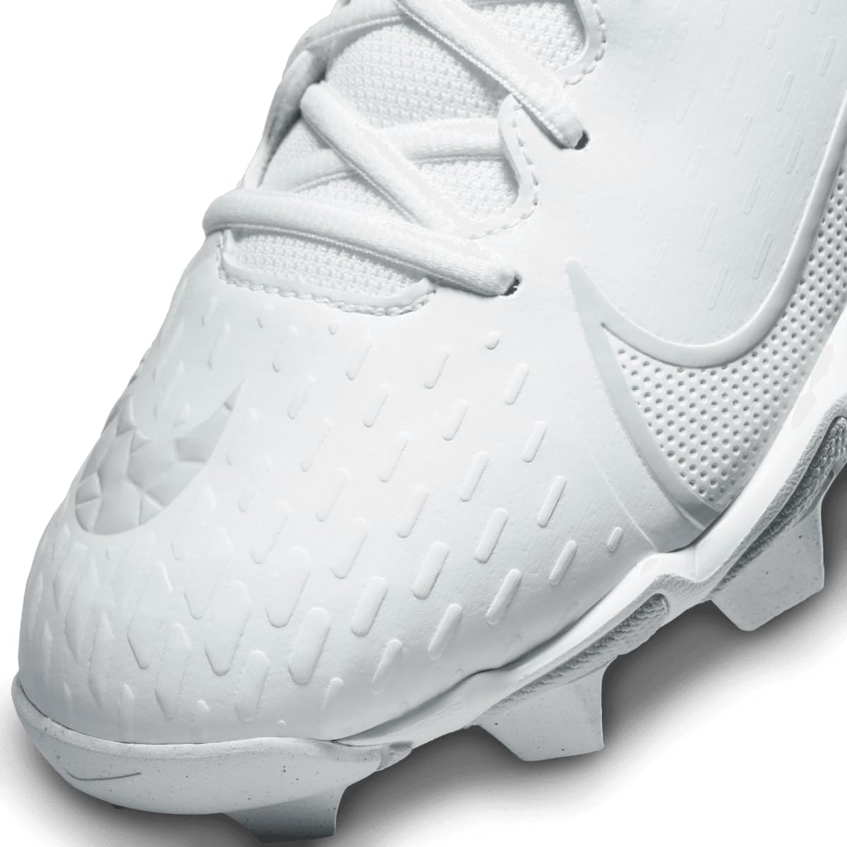 Nike Hyperdiamond 4 Keystone Molded Softball Cleats White | White | Black Size 10 Medium