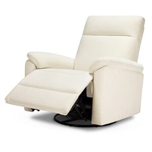 DaVinci Suzy Swivel Recliner in Vanilla, GREENGUARD Gold & CertiPUR-US® Certified