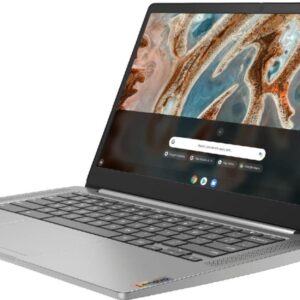 Lenovo 2023 Newest Chromebook Laptop Business Student, 14" FHD Touchscreen, Octa-Core MediaTek MT8183 (Upto 2GHz), 4GB RAM, 64GB eMMC, 802.11ac WiFi, Webcam, 10 Hours Battery, Chrome OS+MarxsolCables