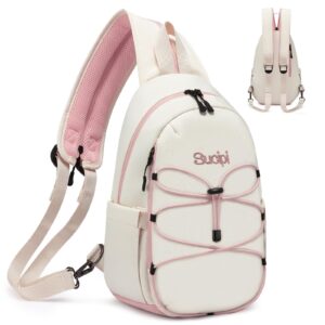 sucipi crossbody sling bag for women convertible hiking backpack trendy shoulder bag chest bag lightweight belt bag mini backpack for travel sport