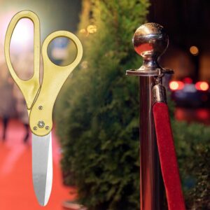 20" Gold Scissors for Grand Opening – Gold Giants Ribbon Cutting Scissors for Special Events Inaugurations and Ceremonies Giant Scissors for Ribbon Cutting Ceremony Heavy Duty Scissors