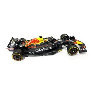 HTLNUZD Bburago 1/24 2022 New F1 RB18#1 for Verstappen Champion Racing Compatible with Red Bull 1:24 Static Alloy Car Die Cast Model Collectible Gift, Black