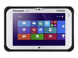 panasonic toughpad fz-m1 mk2, 7 inch wxga 10-pt multitouch, intel core m5-6y57 1.10ghz, 8gb, 256gb ssd, 4g lte, barcode reader, bridge battery, webcam, windows 10 pro