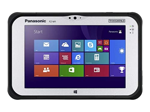 Panasonic Toughpad FZ-M1 MK2, 7 Inch WXGA 10-Pt MultiTouch, Intel Core m5-6Y57 1.10GHz, 8GB, 256GB SSD, 4G LTE, Barcode Reader, Bridge Battery, Webcam, Windows 10 Pro