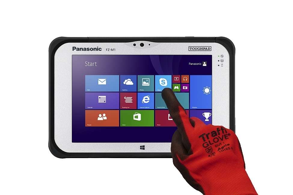 Panasonic Toughpad FZ-M1 MK2, 7 Inch WXGA 10-Pt MultiTouch, Intel Core m5-6Y57 1.10GHz, 8GB, 256GB SSD, 4G LTE, Barcode Reader, Bridge Battery, Webcam, Windows 10 Pro