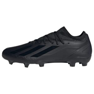 adidas unisex football shoes (firm ground), core black core black core black, 14 us men