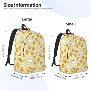 Xiuaioea Comfortable Backpack for Men Women Soft Adjustable Shoulder Strap Large Capacity Storage Bag (15.7")