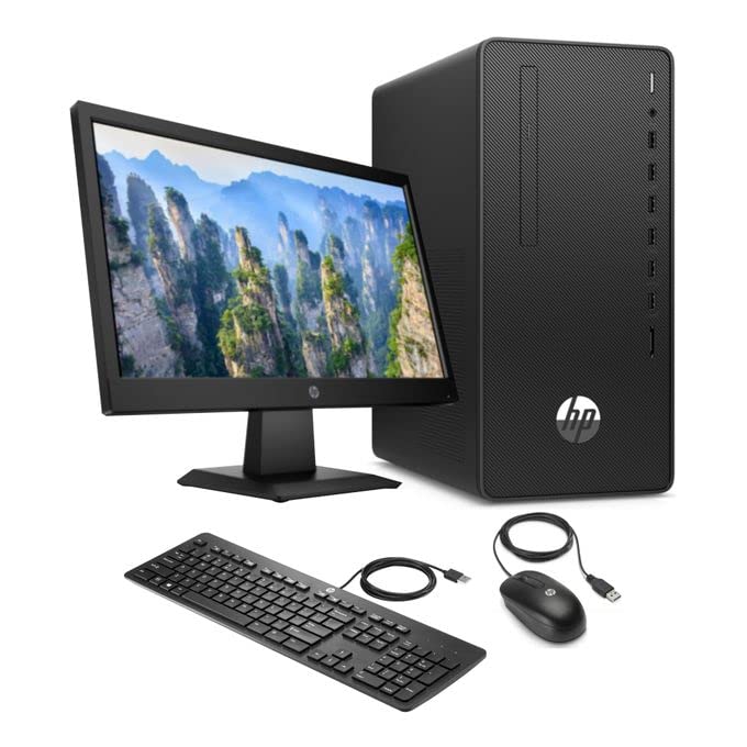 HP 290 G4 Microtower Desktop Computer, Intel i9-10900K, 64GB RAM, 2TB NVMe SSD, DVD-RW, HDMI, VGA, AC Wi-Fi, Bluetooth, Windows 11 Pro, Black