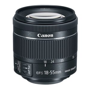 Canon EOS 850D (Rebel T8i) DSLR Camera w/EF-S 18-55mm f/3.5-5.6 III + EF-S 55-250mm f/4-5.6 is STM + 500mm f/8 Focus Lenses + 2X 64GB Memory + Case + Filters + Tripod + More (35pc Bundle)