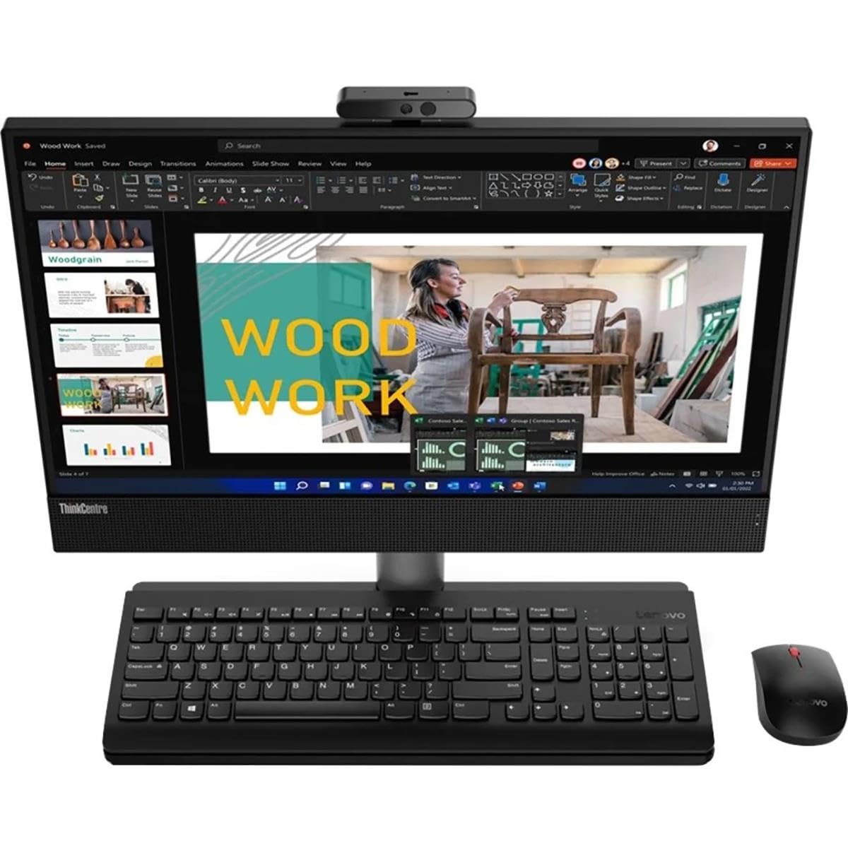 Lenovo ThinkCentre M70a Gen 3 11VL0048US All-in-One Computer - Intel Core i5 12th Gen i5-12400 Hexa-core (6 Core) 2.50 GHz - 8 GB RAM DDR4 SDRAM - 256 GB NVMe M.2 PCI Express PCI Express NVMe 4.0 x4