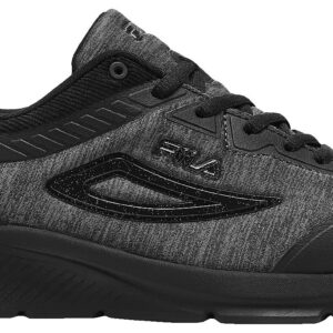 Fila Womens Memory Speedchaser 4 Running Shoes 8 Black Heather