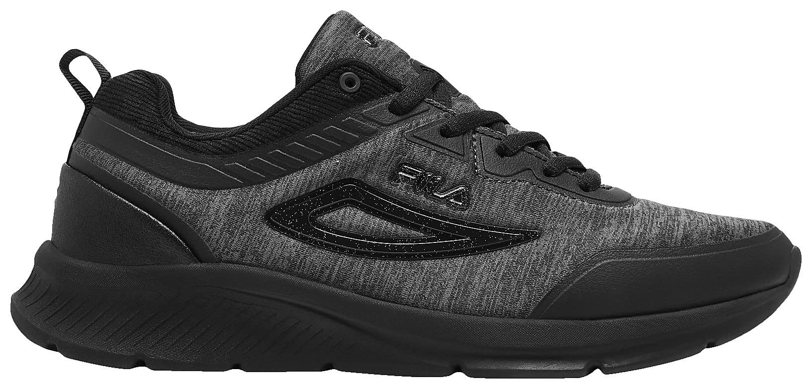 Fila Womens Memory Speedchaser 4 Running Shoes 8 Black Heather