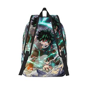 DUOBEY Anime Izuku Midoriya Backpack Laptop Daypack Travel Business Bag Casual Rucksack Fashion Backpacks Small