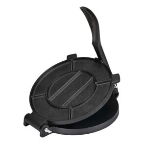 aplanamos - heavy duty 8 inch cast iron corn/flour tortilla press, roti press, tortillero