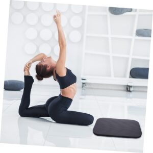 Cabilock 1pc Garden Kneeling Mat Yoga Knee Pads Cushion Garden Knee Cushion Yoga Accessories Work Knee Pads Comfort Kneeling Mat Garden Mat Garden Yoga Cushion Pads Black Fitness