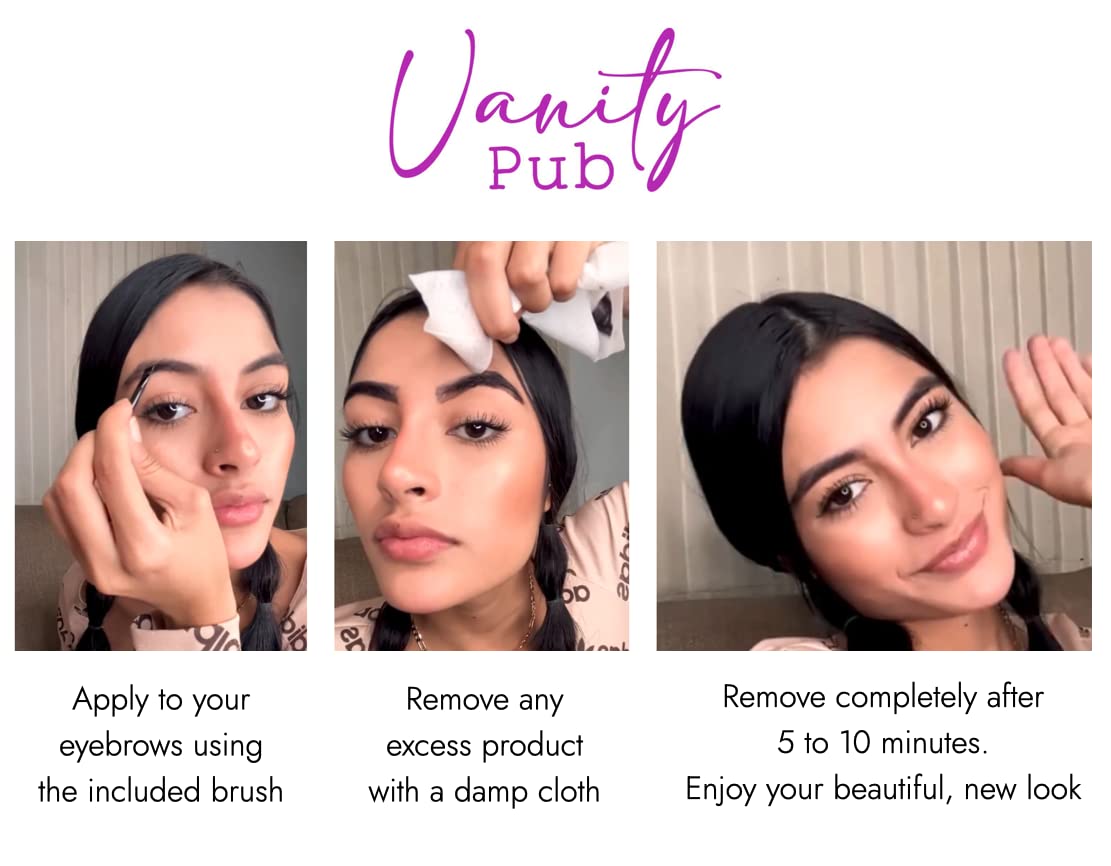 Vanity Pub Eyebrow Color Kit Dark Brown