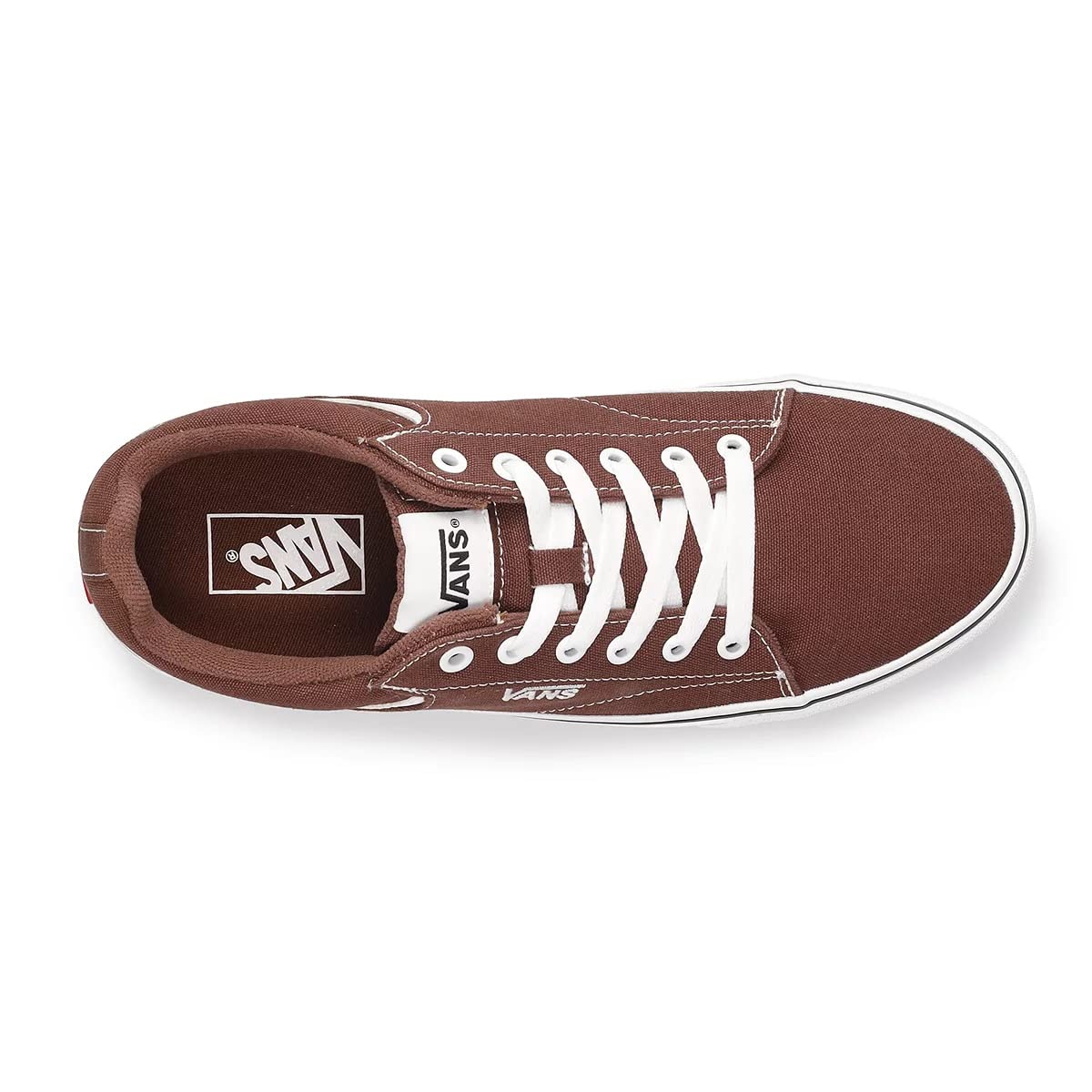 Vans Men's Seldan Sneaker, Root Beer, 12