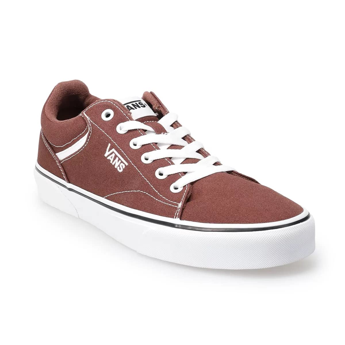 Vans Men's Seldan Sneaker, Root Beer, 12