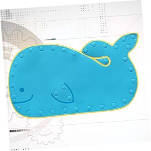 1pc Bath Mat for Bath Cushion Tub Anti-Skid Mat Door Mat Whale Shape Rugs Bathtub Mat Floor Mat Non- Mat Blue Climbing Mat Soft Floor Play Mat