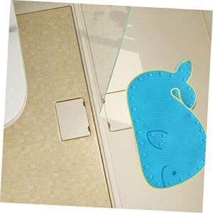 1pc Bath Mat for Bath Cushion Tub Anti-Skid Mat Door Mat Whale Shape Rugs Bathtub Mat Floor Mat Non- Mat Blue Climbing Mat Soft Floor Play Mat