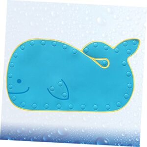 1pc Bath Mat for Bath Cushion Tub Anti-Skid Mat Door Mat Whale Shape Rugs Bathtub Mat Floor Mat Non- Mat Blue Climbing Mat Soft Floor Play Mat