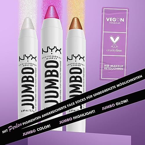 NYX PROFESSIONAL MAKEUP, Jumbo Multi-Use Face Highlighter Stick - Vanilla Ice Cream