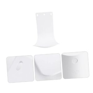 Angoily 2pcs Plastic Water Tray Wall Mount Soap Dispenser Handwashing Machine Trays Soap Dispenser Trays Holder Foaming Soap Drip Trays Decorate White Abs Dripping Water