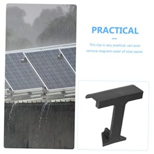 VILLCASE 50 Pcs Photovoltaic Panel Drainage Buckle Photovoltaic Panels Water Clip Solar Panel Water Drainage Clips Solar Panel Drain Clip Panel Water Drained Clip Panel Water Drained Clamp