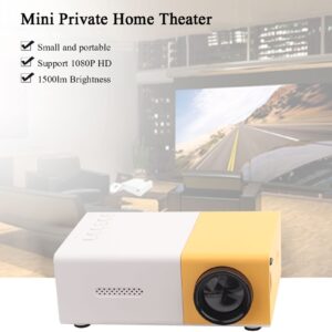 Mini Projector Bluetooth 1080P Supported iPhone Projector Portable Movie Projector for Home Theater Outdoor, Compatible with iOS Android Laptop HDMI