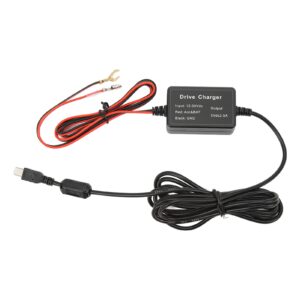 dashcam hardwiring kit abs rubber metal 12v‑30v to 5v usb adapter protection camera cam hardwire kit