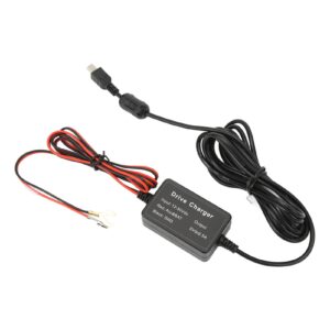 Dashcam Hardwiring Kit Abs Rubber Metal 12V‑30V To 5V Usb Adapter Protection Camera Cam Hardwire Kit