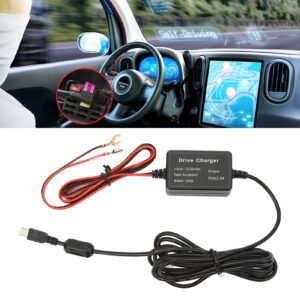 Dashcam Hardwiring Kit Abs Rubber Metal 12V‑30V To 5V Usb Adapter Protection Camera Cam Hardwire Kit